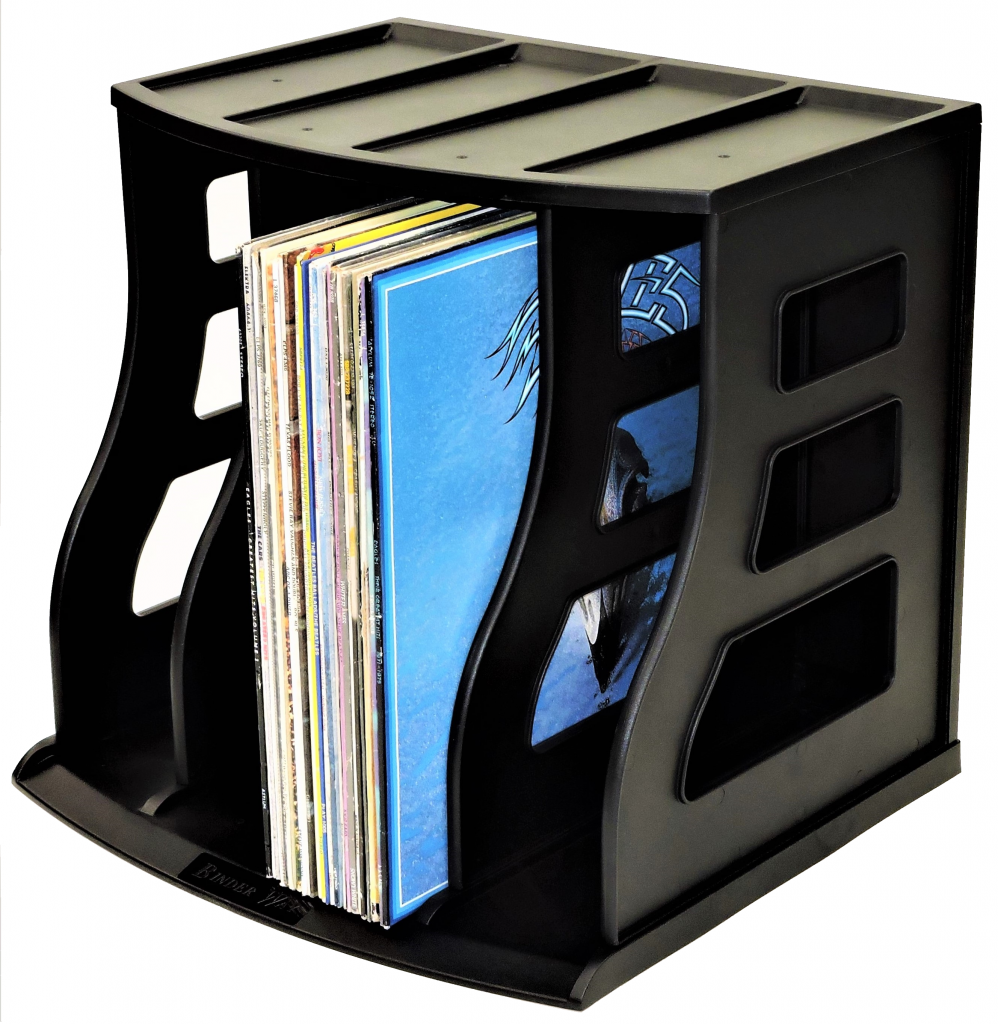 Vinyl Record Storage | Scrapbooking Paper Rack | Ring Binder Stand